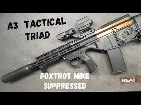 Suppressed Foxtrot Mike with A3 Tactical TRIAD Bullpup Chassis