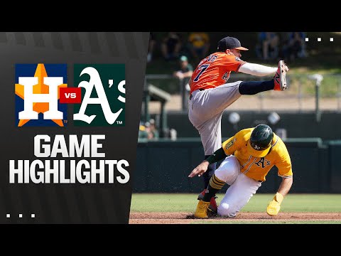 Astros vs. A's Game Highlights (9/25/25) | MLB Highlights