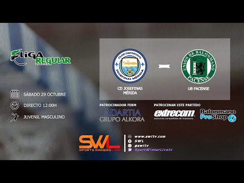 CD Josefinas Mérida - UB Pacense | Juvenil Masculino | 3ª Jornada | 29/10/2022