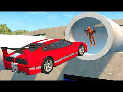 Beamng Drive Impossible Car Stunts #2