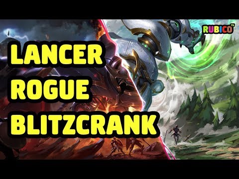 LANCER ROGUE BLITZCRANK SKIN SPOTLIGHT - LEAGUE OF LEGENDS