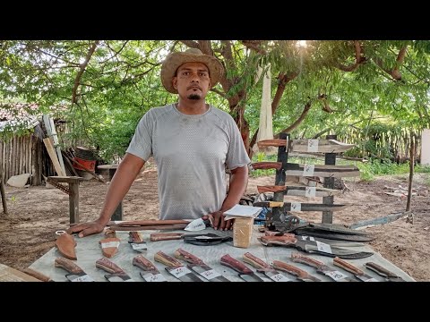 FACAS ARTESANAIS APRONTA ENTREGA FEITAS DE DISCO DE ARADO E MOLAS AUTOMOTIVAS