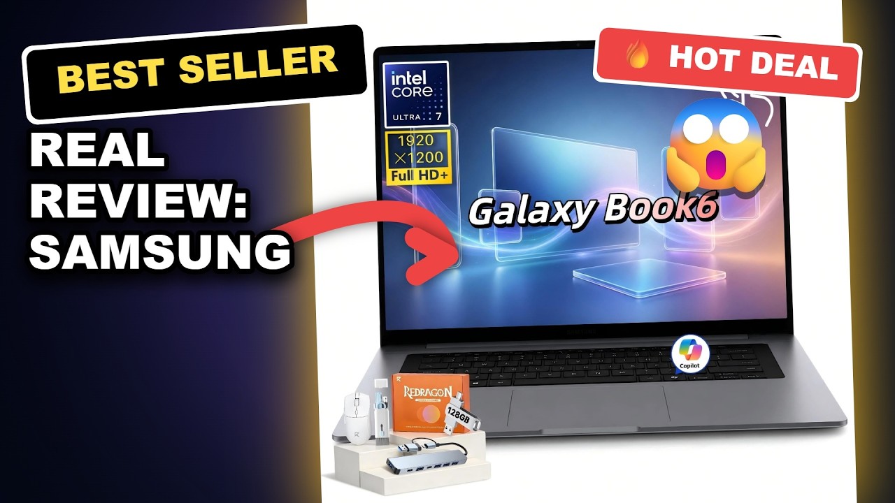 Real Review: Samsung Galaxy Book6 2026 Laptop – 16” 120Hz Touchscreen review video