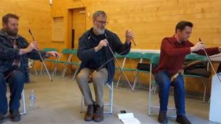 In the Bleak Midwinter -- three musical saws