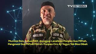 Mumtaz Rais, Ketua PAN, Dianggap Lecehkan Ponpes Gus Miftah