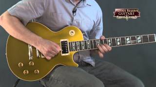Video thumbnail for Gibson Custom CS Les Paul Long Scale Electric Guitar with SlimTaper Neck by Musician's Friend
