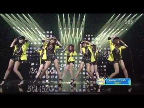130217 EP709 SBS Inkigayo Rainbow - Golden Touch Comeback Special