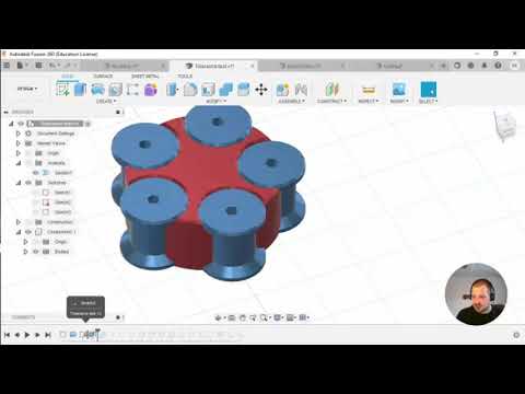 Fusion 360 Advanced Sketching (I). 3D Printing tolerance tool.
