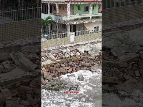 A Destruição está cada vez maior em Bahia da Traição na Paraíba #destruição #problemas #nordeste