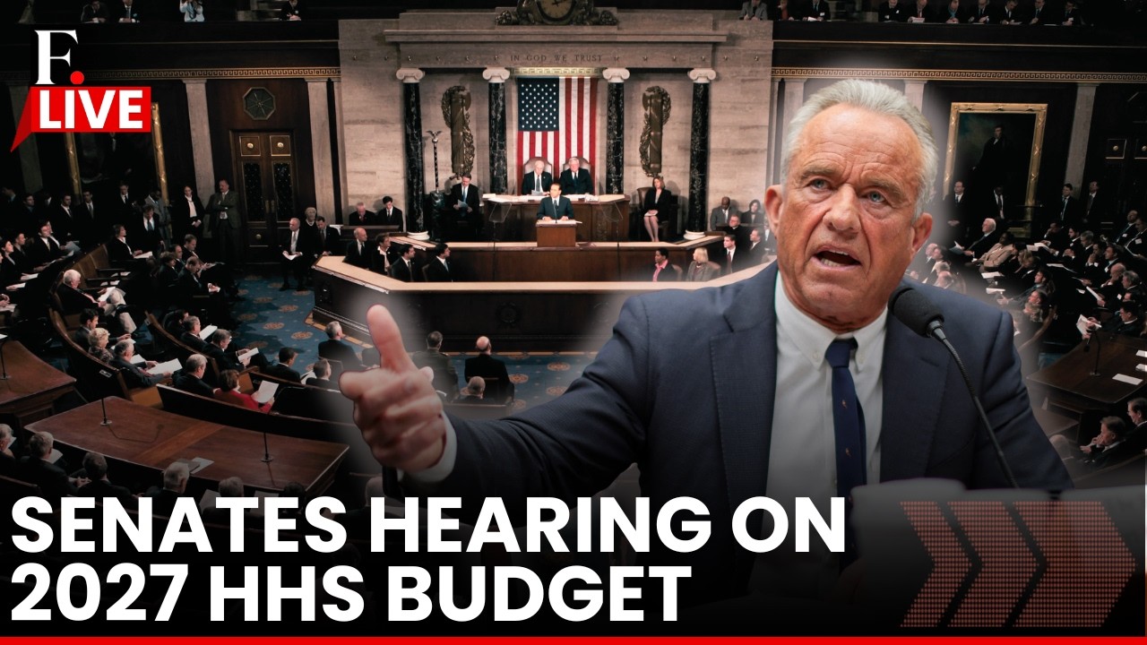 US Senate LIVE: Kennedy Jr. Testifies Before Senate on 2027 Health and Human Services Budget