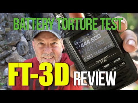 Yaesu FT3D Full Review and Battery Torture Test | K6UDA Radio