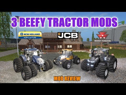 Farming Simulator 17 -3 Beefy Tractor Mods "Mod Review"