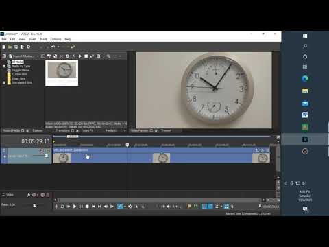 Create a time lapse video from an ordinary video using any version of Vegas.