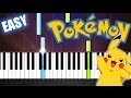 Pokemon Theme - EASY Piano Tutorial by PlutaX