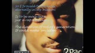 2pac - Unconditional Love ( with lyrics )