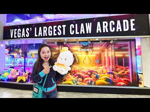 The LARGEST Claw Machine Arcade in Las Vegas!
