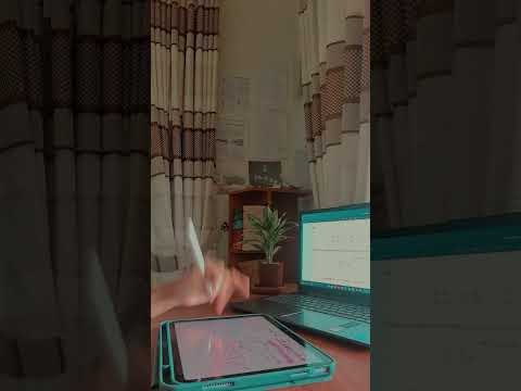 Aesthetic Study Vibes📚| Engineering Math on iPad + Laptop ✨ #studywithme #shorts #engineeringstudent