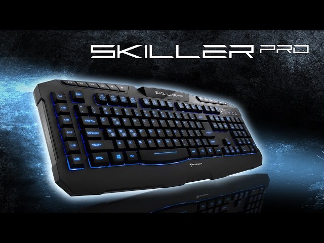 Video teaser for Sharkoon SKILLER PRO gaming keyboard [en]