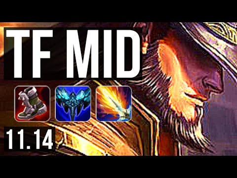 TWISTED FATE vs NOCTURNE (MID) | 5/0/7, 700+ games, 900K mastery | BR Grandmaster | v11.14