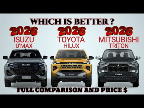 2026 Isuzu D'max Vs Toyota Hilux 2026 Vs Mitsubishi Triton  | Which is BETTER?