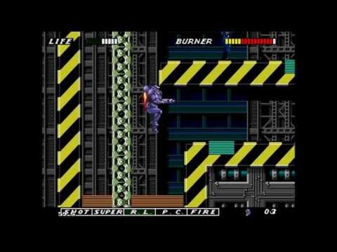 ESWAT: Cyber Police (Mega Drive) - Stage 5 Playthrough