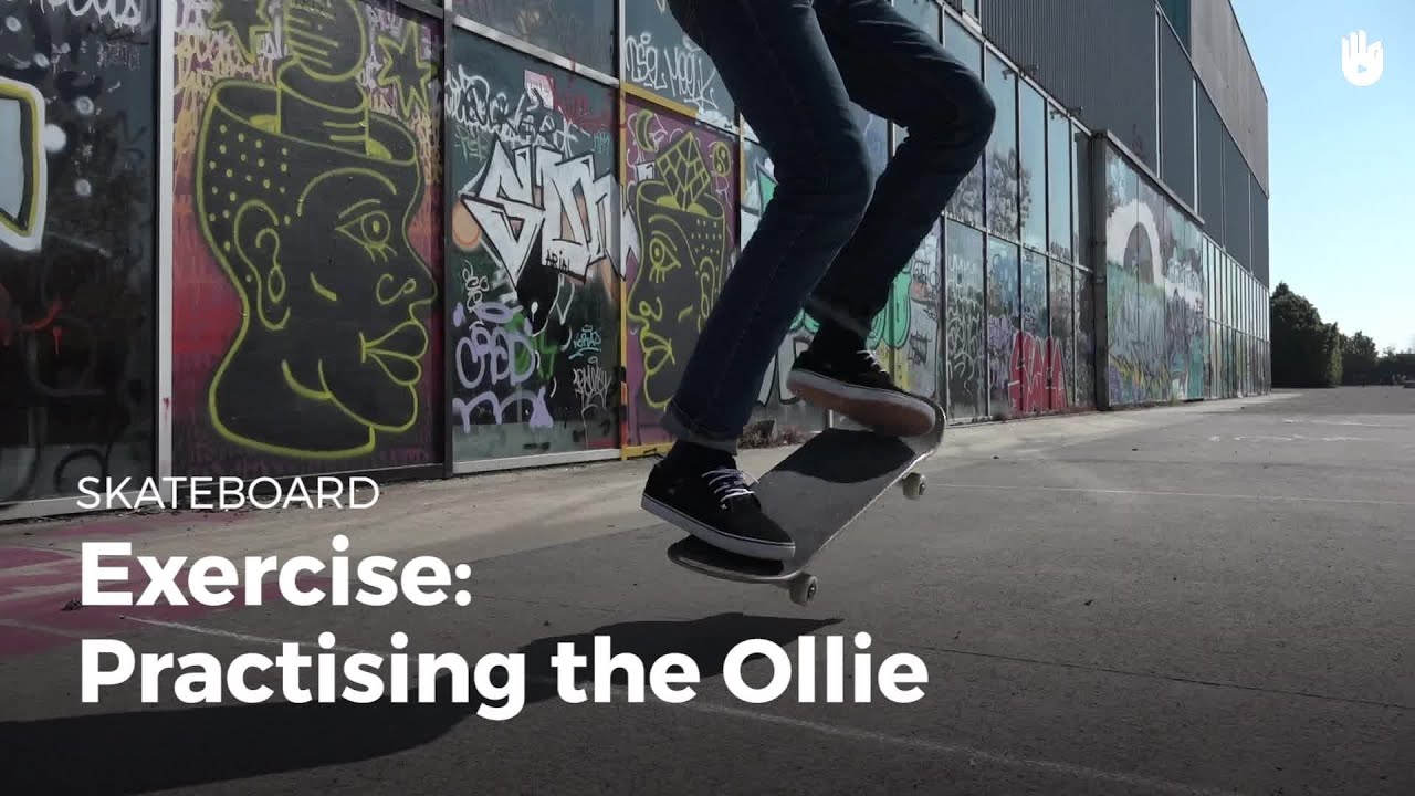 Exercise Practising the Ollie Skateboarding Sikana