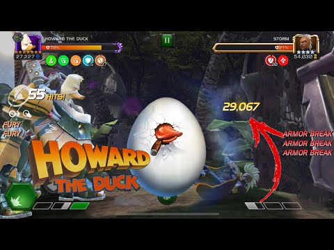 7* Howard the Duck Boosted - Great damage after Rampup ! - marvel contest of champions