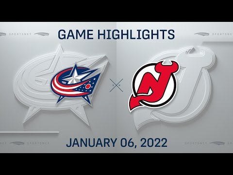 NHL Highlights | Blue Jackets vs. Devils - Jan. 6, 2022