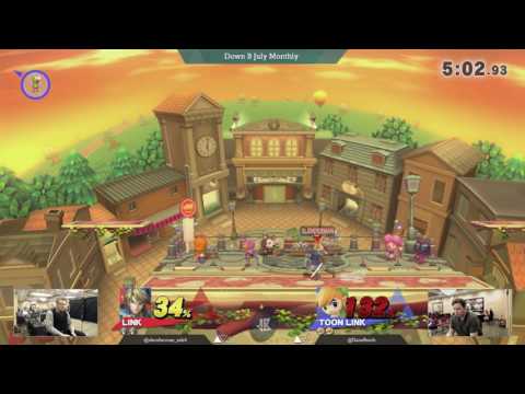 [dB July Monthly — 7/23/17] Sm4sh WR2: Slenderman (Link) v. DaneReich (Toon Link)
