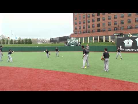 Ripken Baseball Fielding Tip - Box Drill: Second Base to Short Stop