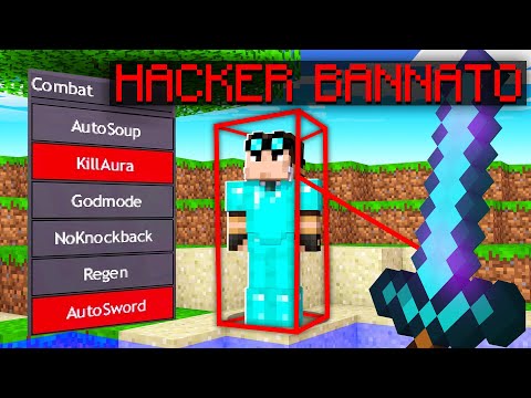 HO BANNATO UN HACKER NEL MIO MONDO DI MINECRAFT!!