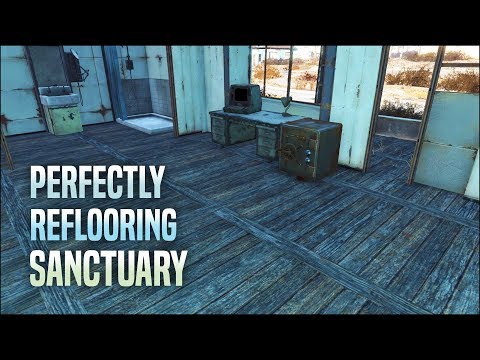 Perfectly Reflooring Sanctuary 🏡 Fallout 4 No Mods Shop Class