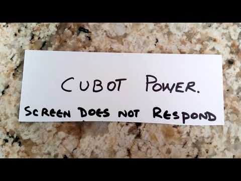 Cubot Power....The screen does not respond
