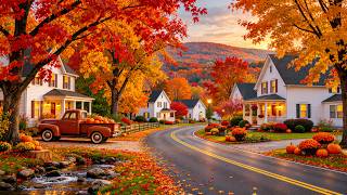 Beautiful October Autumn Forest 4K 🍁 Peaceful Nature Sounds, Healing Music & Deep Relaxation #3