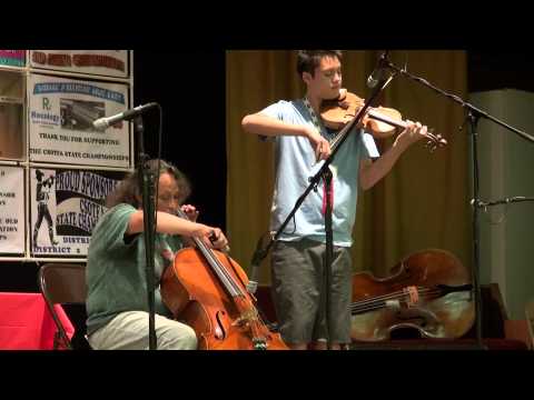 Johny McDonald and Tallon Sandoval - Fiddle Cello - Anything Goes 2013 Oroville Fiddle Championships
