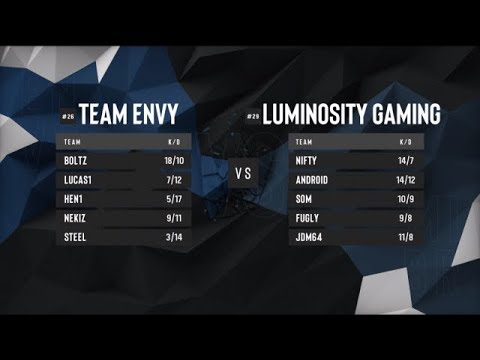 Envy vs. Luminosity (1:2) at ESL Pro League Season 9 Americas (22.04.2019)