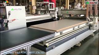 Máy CNC cắt ván gỗ công nghiệp HT-R4F, làm nội thất nhà phố, văn phòng hiện đại