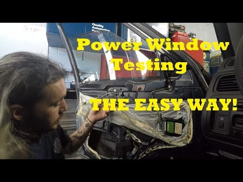 Power Window Testing the Easy Way