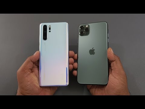 iPhone 11 Pro Max vs Huawei P30 Pro SPEEDTEST !!!