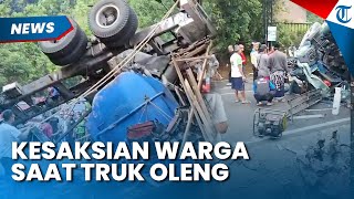 NGERI! KESAKSIAN WARGA saat Truk Oleng Hantam Ruko di Purworejo, 1 Korban Tewas