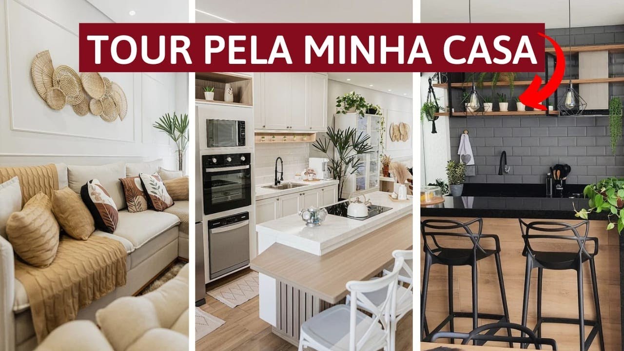 Tour pela minha casa dos sonhos! Tudo finalizado e decorado.