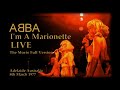 ABBA I M A Marionette LIVE The Movie Full Intro Version Adelaide 8th March 1977
