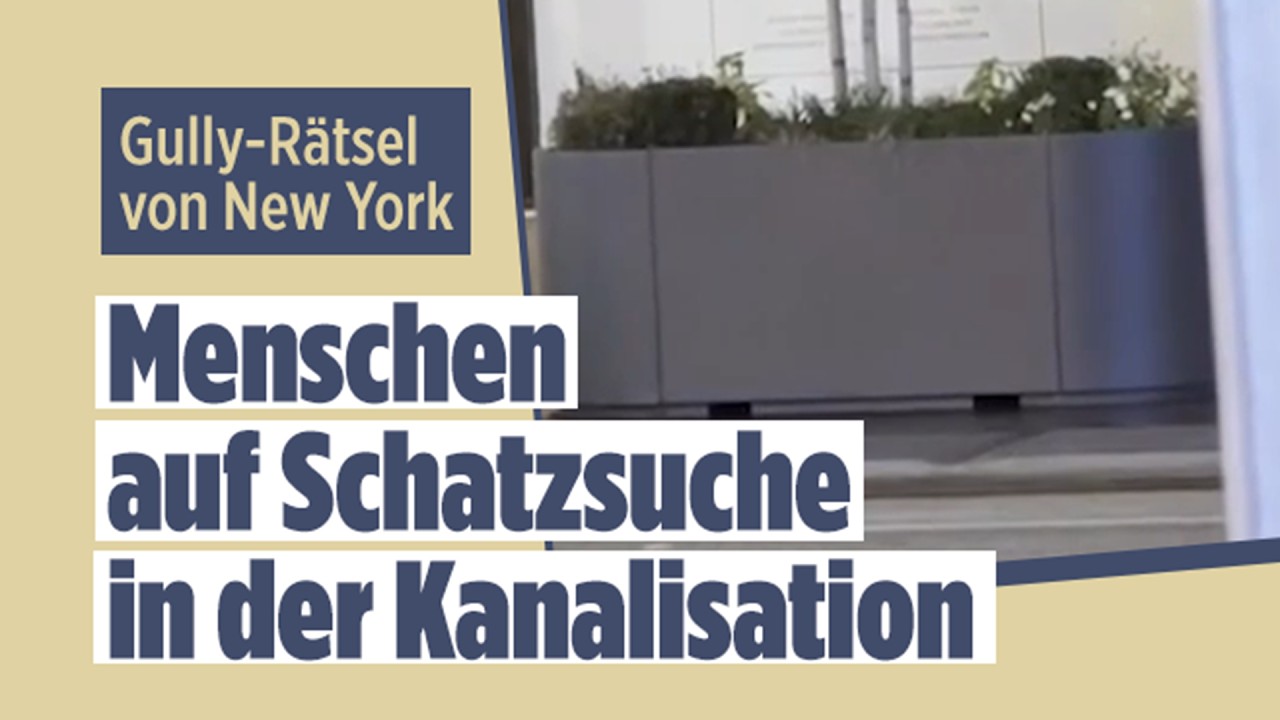 GULLY-MYSTERIUM: Wieder Unbekannte in Kanalisation – New York rätselt