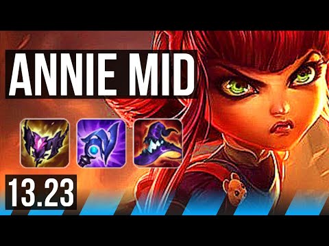 ANNIE vs ZIGGS (MID) | 10/2/11, 6 solo kills, Comeback, Dominating | EUW Master | 13.23