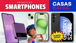 ? OFERTAS IMPERDÍVEIS de Smartphones na Casas Bahia! iPhone, Galaxy e Motorola com até 29% OFF! ??