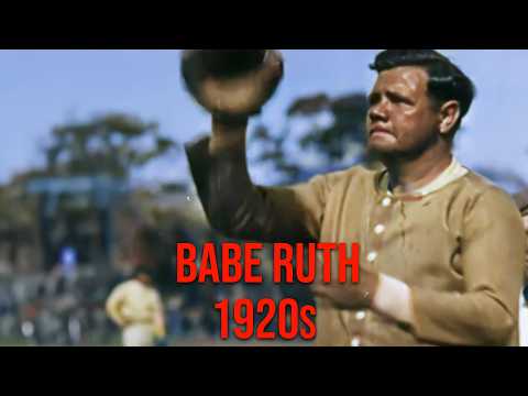 Watch Babe Ruth play baseball in 1920 - Restored Footage