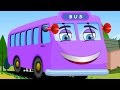 Wheels On The Bus Vehicle Song Learn Transport Nursery Rhymes Bus Songs