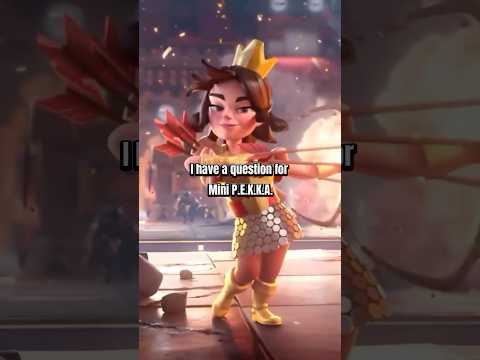 Mini Pekka The Rizzler!🤩 #clashroyale #supercell #cr