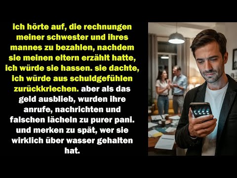 sie log, dass ich unsere eltern hasse – jetzt sind sie bankrott, weil ich keinen cent mehr schic