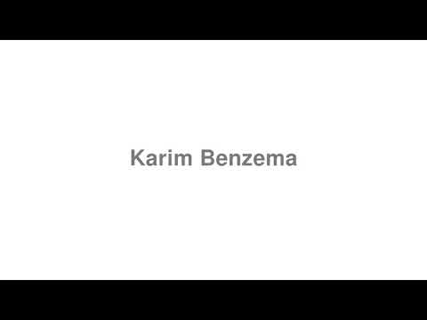 How to Pronounce "Karim Benzema"